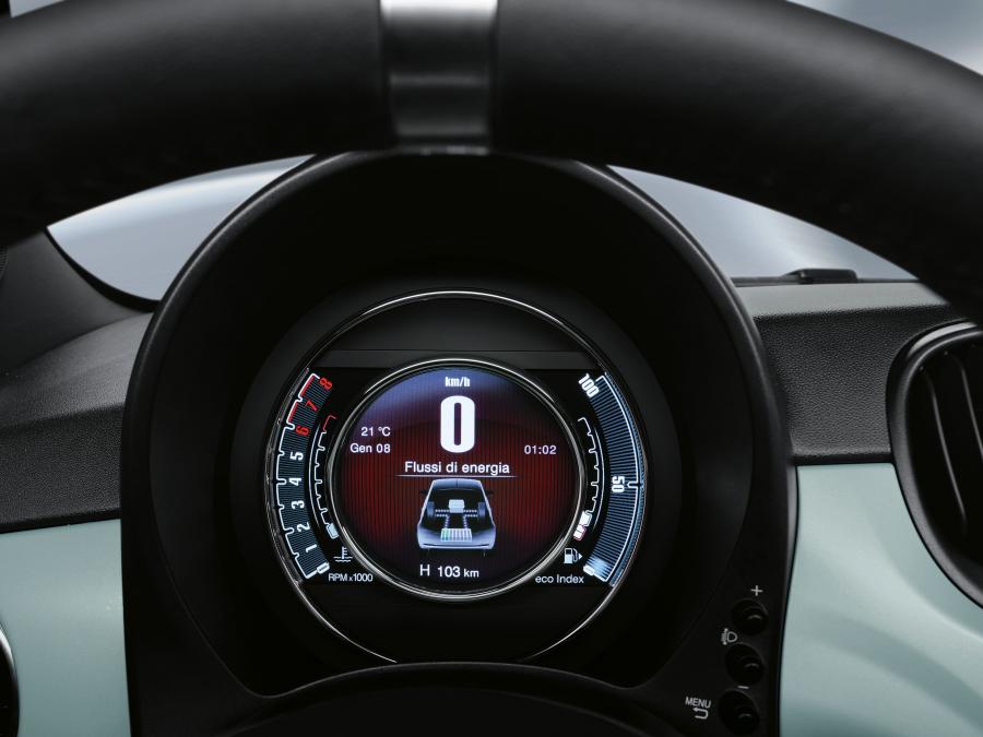 Панель приборов Fiat 500C Hybrid Launch Edition (312) 2020 года  (фото 24 из 88)